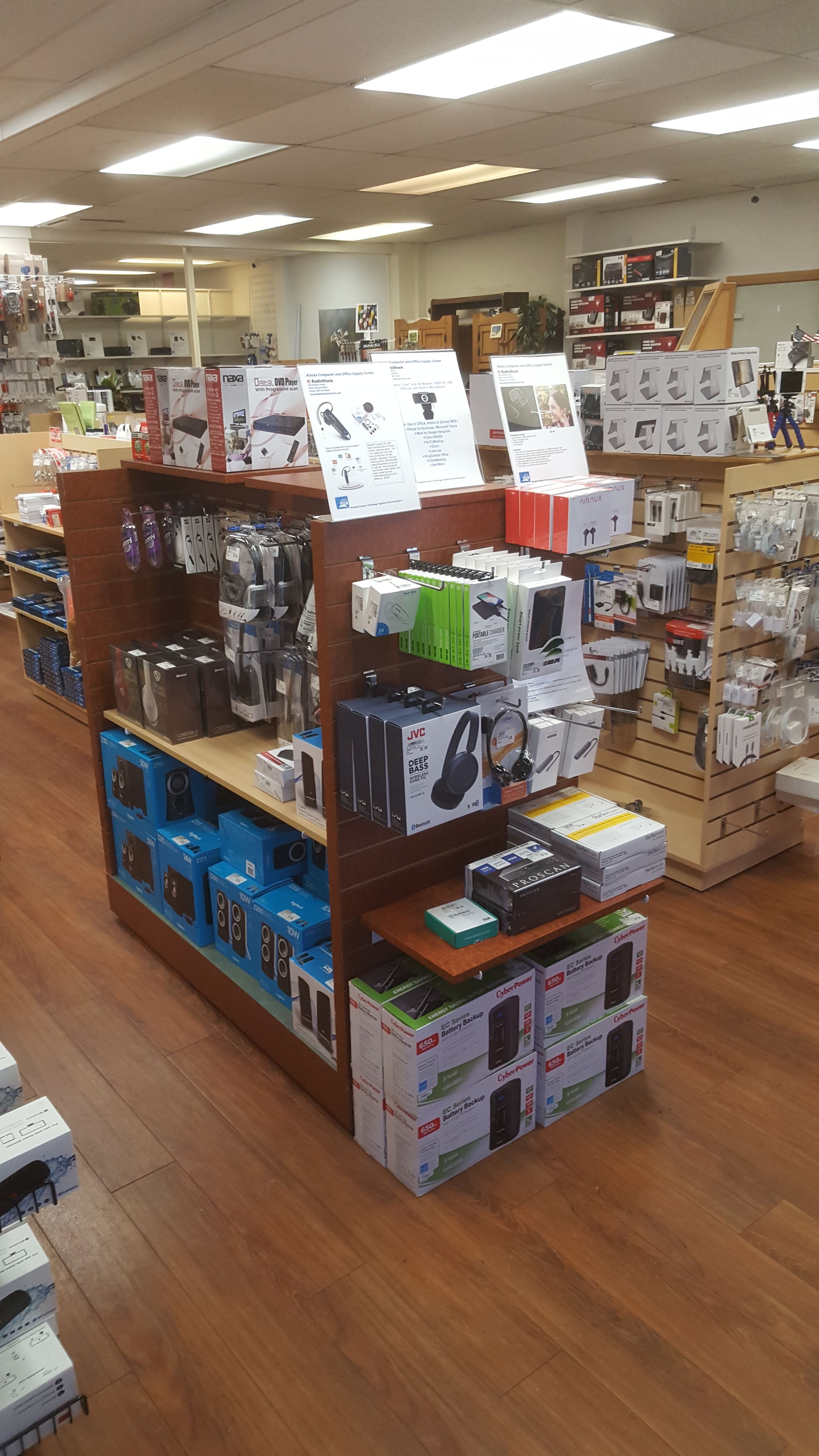Speakers and Headset and DVD Player